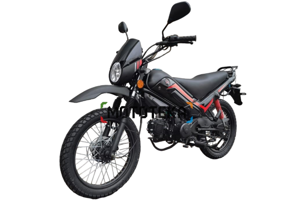 Мопед Мотомир TRICKLER 50 (110) чёрный/красный