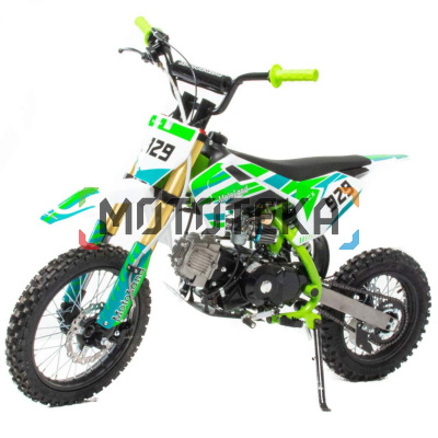 Питбайк MotoLand (Мотолэнд) TCX 125 E 14/12 зелёный