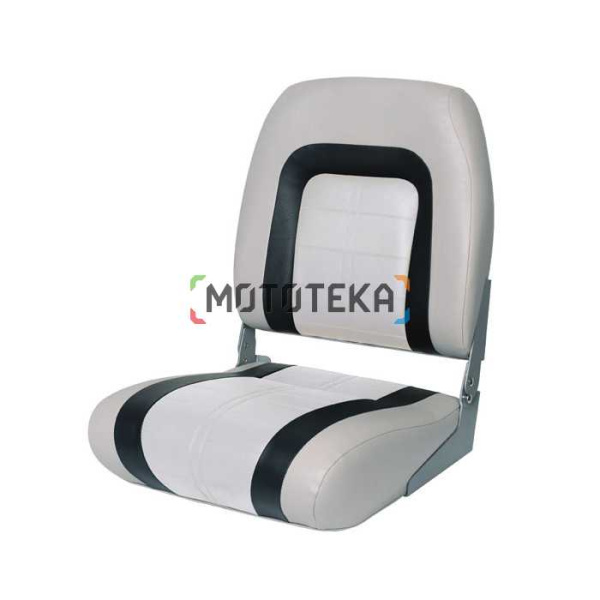 Сиденье Newstarmarine (Ньюстармарин) мягкое Special High Back Seat, серо-белое