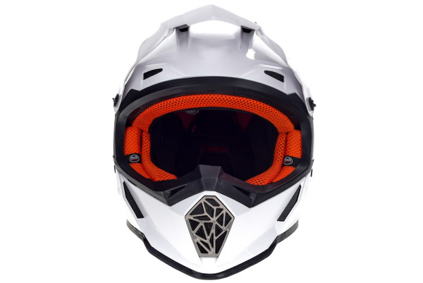 Шлем мото кроссовый LS2 (ЛС2) MX437 Fast Solid White | Мототека