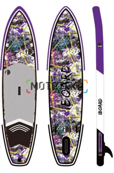 Надувная доска для sup - бординга Iboard (Айборд) PRO 11'6 PURPLE FLOW